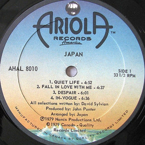 Japan - Quiet Life - 1979