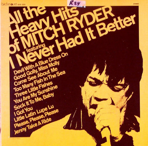 Mitch Ryder - All The Heavy Hits Of Mitch Ryder - 1975