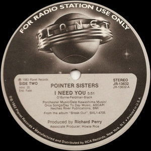 Pointer Sisters - I Need You