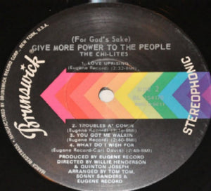The Chi-Lites - (For God's Sake) Give More Power To The People
