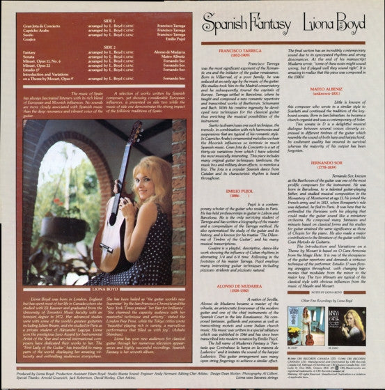 Liona Boyd - Spanish Fantasy - 1980