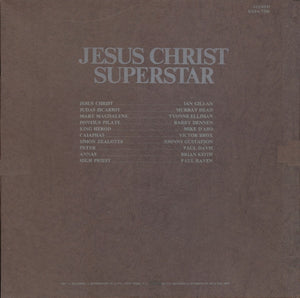 Andrew Lloyd Webber & Tim Rice - Jesus Christ Superstar - A Rock Opera - 1970
