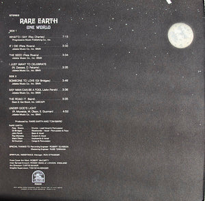 Rare Earth - One World
