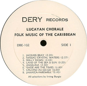 The Lucayan Chorale - Folk Music Of The Caribbean