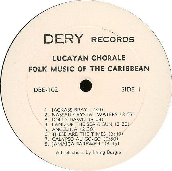 The Lucayan Chorale - Folk Music Of The Caribbean
