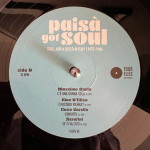 Various - Paisà Got Soul (Soul, AOR & Disco In Italy 1977-1986) - 2022