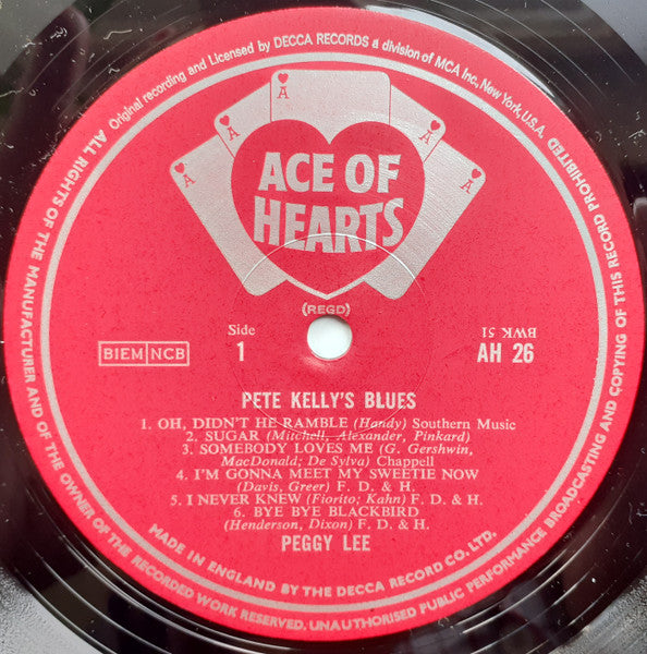 Peggy Lee And Ella Fitzgerald - Songs From Pete Kelly's Blues -