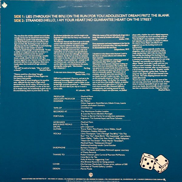 Manfred Mann's Earth Band - Chance