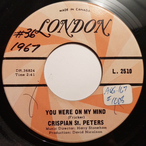 Crispian St. Peters - You Were On My Mind - 1965