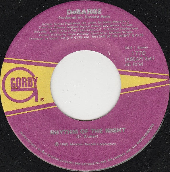 DeBarge - Rhythm Of The Night