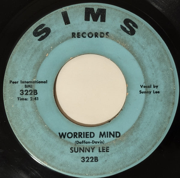 Sunny Lee - River Of No Return / Worried Mind