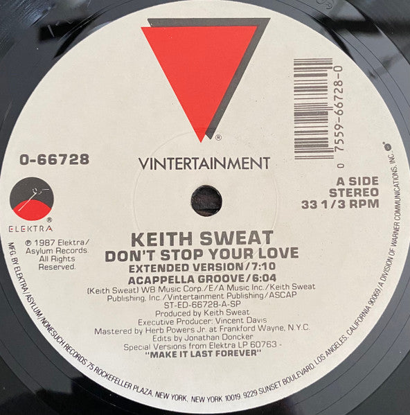Keith Sweat - Don't Stop Your Love