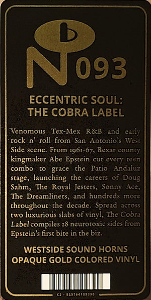 Various - Eccentric Soul: The Cobra Label - 2025