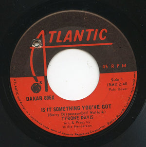 Tyrone Davis - Is It Something You've Got / Undying Love - 1969