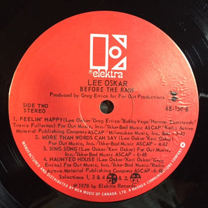 Lee Oskar - Before The Rain