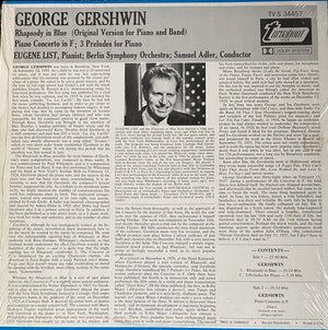 George Gershwin - Rhapsody In Blue (Original Version For Piano And Band) / Piano Concerto In F / 3 Preludes For Piano