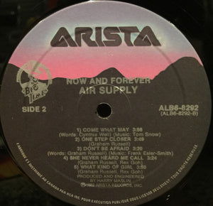 Air Supply - Now And Forever