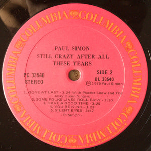 Paul Simon - Still Crazy After All These Years - 1975