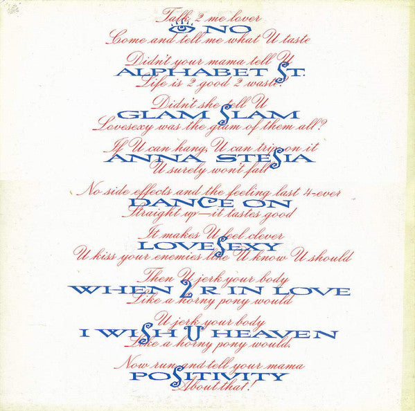 Prince - Lovesexy - 1988