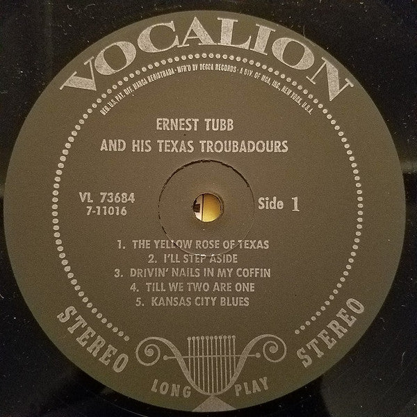Ernest Tubb And His Texas Troubadours - Ernest Tubb And His Texas Troubadours -