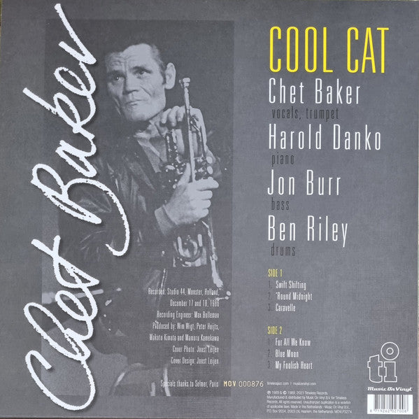 Chet Baker - Cool Cat Vinyl Record