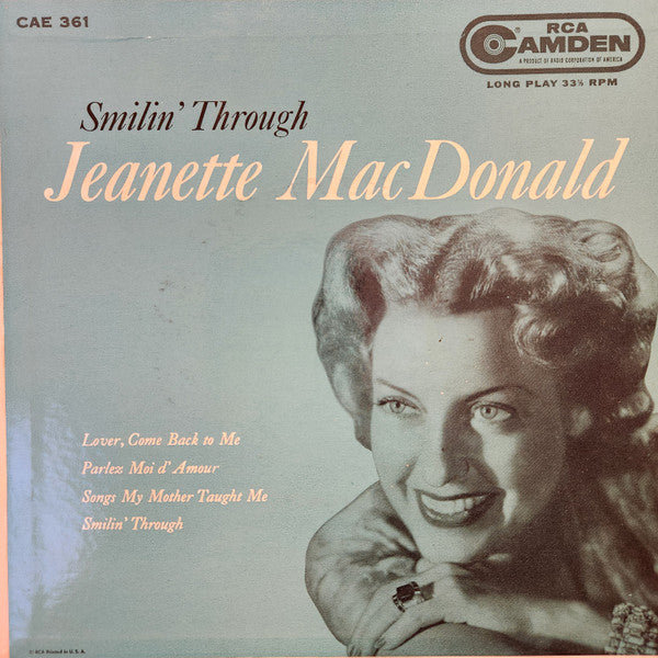 Jeanette MacDonald - Smilin' Through - 1956