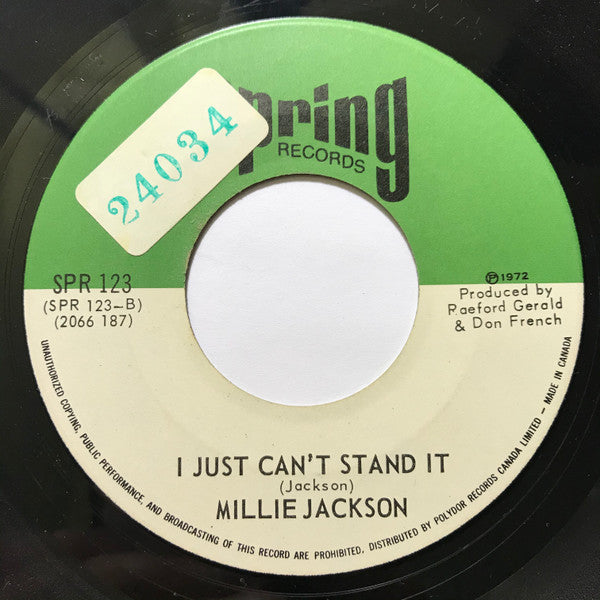 Millie Jackson - Ask Me What You Want / I Just Can't Stand It