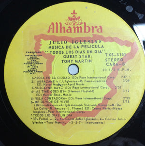 Julio Iglesias - Música De La Película "Todos Los Días, Un Día" - 1979