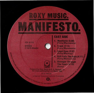 Roxy Music - Manifesto -