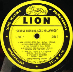 The George Shearing Quintet - George Shearing Goes Hollywood