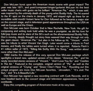 Don McLean - Classics (CD) -
