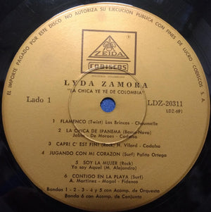 Lyda Zamora - La Chica Ye Ye De Colombia -