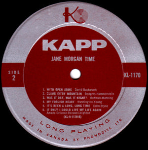 Jane Morgan - Jane Morgan Time - 1960