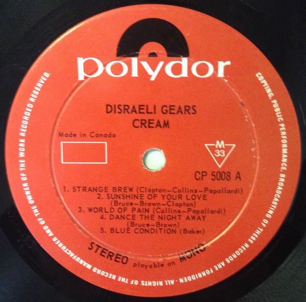 Cream (2) - Disraeli Gears