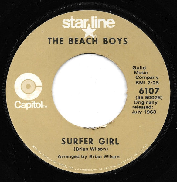 Beach Boys, The - Surfer Girl / Little Deuce Coupe - 1972