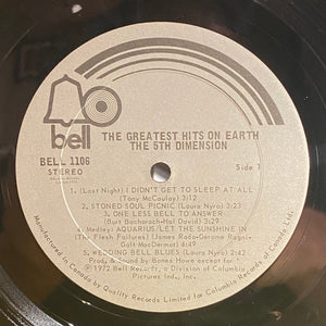 The Fifth Dimension - Greatest Hits On Earth