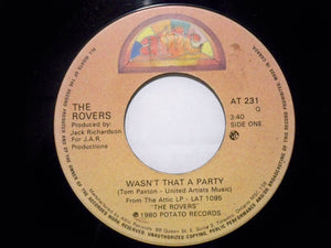 The Rovers (3) - Wasn't That A Party / Here's To The Horses