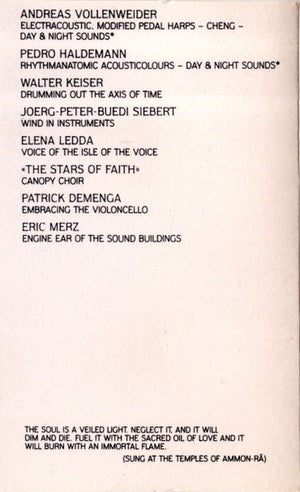 Andreas Vollenweider - White Winds - 1984