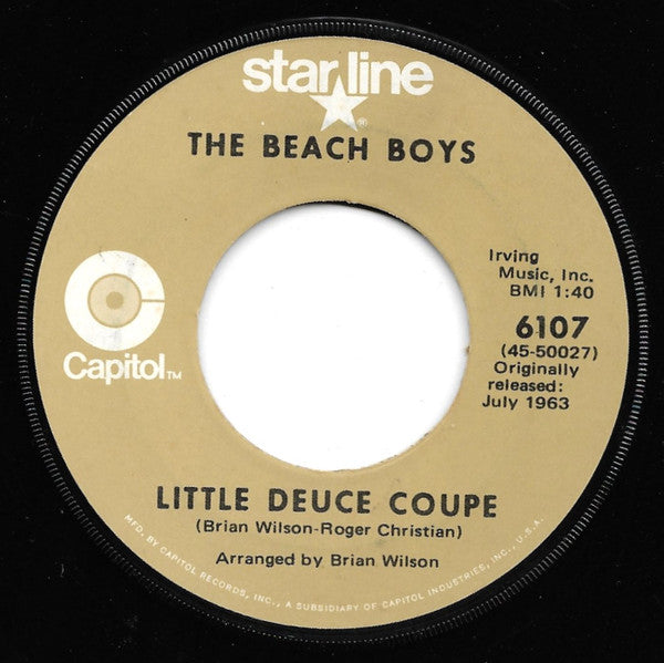 Beach Boys, The - Surfer Girl / Little Deuce Coupe - 1972