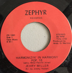 Jehry Miller - Harmonizin’ In Harmony Pop.18 / Journey Of 1000 Miles