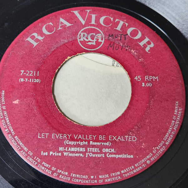 Hi-Landers Steel Orch. - Let Every Valley Be Exalted