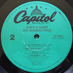 Gentle Giant - The Missing Piece