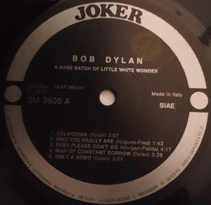 Bob Dylan - A Rare Batch Of Little White Wonder Vol. 1