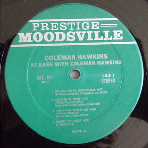 Coleman Hawkins - At Ease With Coleman Hawkins