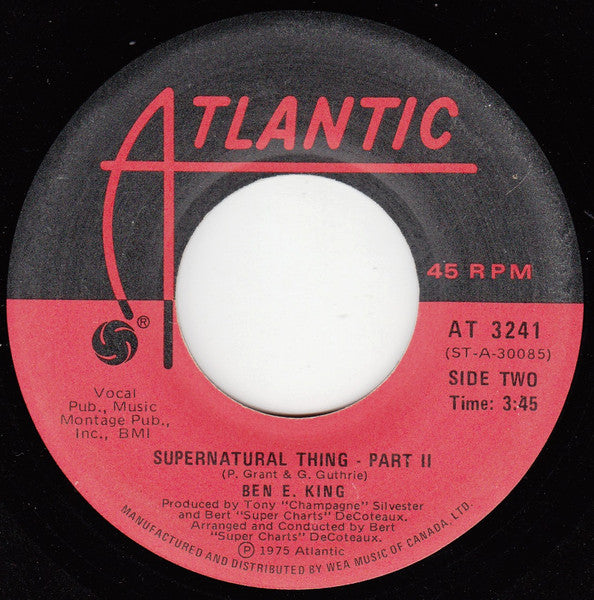 Ben E. King - Supernatural Thing - 1975