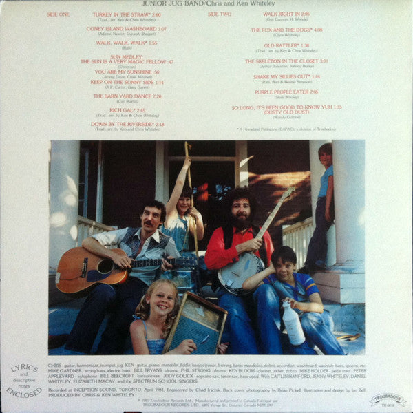 Chris Whiteley & Ken Whiteley In Junior Jug Band - Chris & Ken Whiteley In Junior Jug Band! - 1981