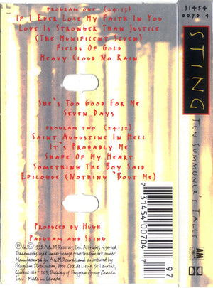 Sting - Ten Summoner's Tales - 1993