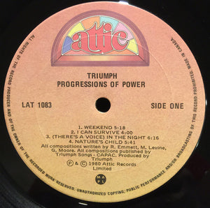Triumph - Progressions Of Power - 1980