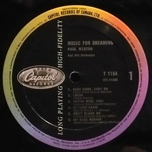 Paul Weston - Music For Dreaming - 1959
