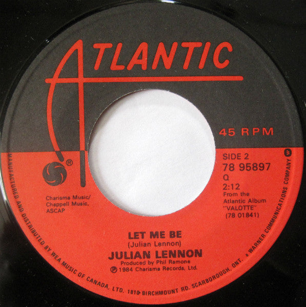 Julian Lennon - Too Late For Goodbyes - 1984